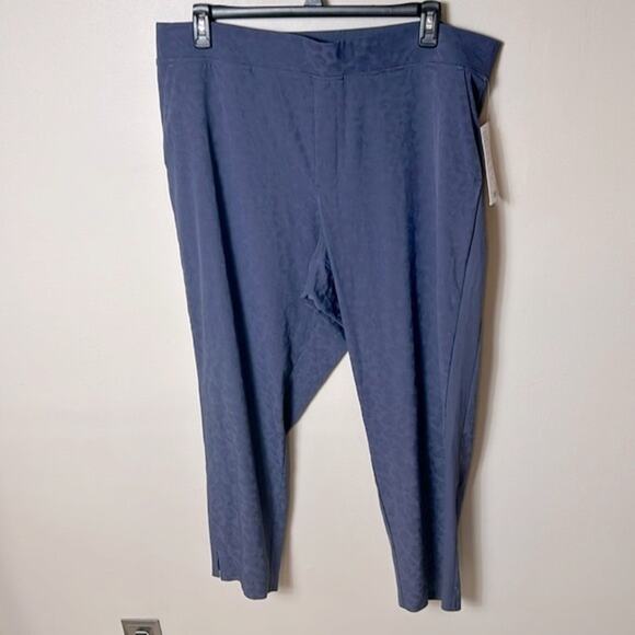 NWT Athleta Brooklyn textured ankle pant in Medieval Violet - Picture 6 of 16